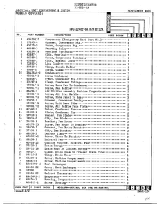 Unit Compartment And System Page 2 Diagram and Parts List for 22402-0A  Admiral Refrigerator