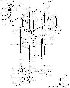 Freezer Door Diagram and Parts List for SZDE27N-P1162202W  Amana Refrigerator