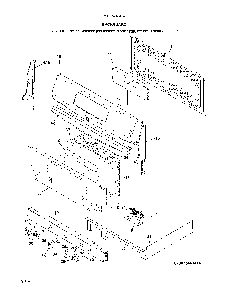 Backguard Diagram and Parts List for 79075443414  Kenmore Range