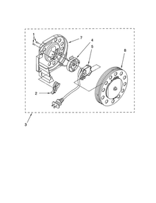 Power Cord Reel Diagram and Parts List for 11621813001  Kenmore Canister Vacuum