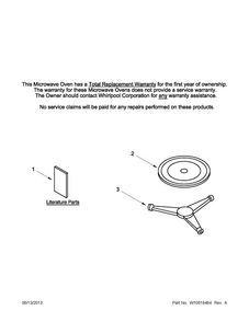 Part Location Diagram of W10856824 Whirlpool Turn Ring