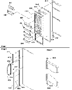 Refrigerator Door Diagram and Parts List for SQD25TW-P1190427WW  Amana Refrigerator
