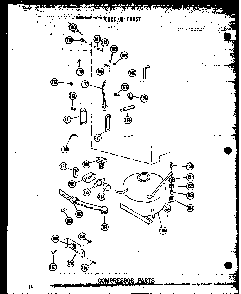 Section 2 Diagram and Parts List for UF16W P60336-12W Amana Freezer