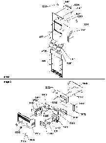 Control Assy Diagram and Parts List for SS25TE-P1194003WE  Amana Refrigerator