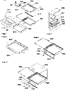 Shelves, Deli, And Crisper Assemblies And Accessories Diagram and Parts List for SB520TW-P1308601WW  Amana Refrigerator