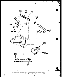 Section 17 Diagram and Parts List for LW3303W P1164316WW Amana Washer