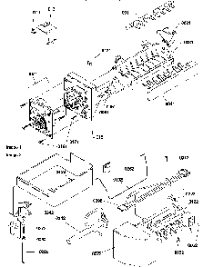 Ice Maker Assembly And Parts Diagram and Parts List for TG18V1W-P1194606WW  Amana Refrigerator