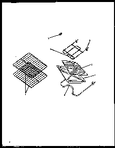 Racks/elements Diagram and Parts List for EBE22AA-P1142413NL  Caloric Range