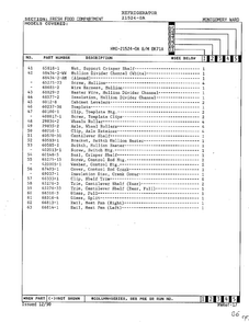 Fresh Food Compartment Page 3 Diagram and Parts List for 21524-0A  Admiral Refrigerator
