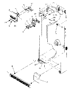 Refrigerator/freezer Controls & Cabinet Diagram and Parts List for SGD521SBL-P1197101WL  Amana Refrigerator