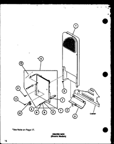 Section 1 Diagram and Parts List for LG2912 P7804826W W Amana Dryer