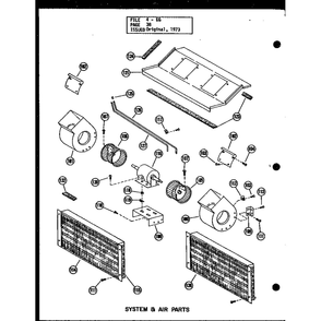 System & Air Parts 7 Diagram and Parts List for EG3,12-1 P54688-5C Amana Air Conditioner
