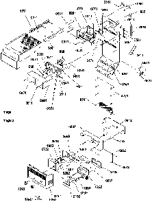 Ice Maker/control Assy Diagram and Parts List for SCD22TBL-P1303511WL  Amana Refrigerator