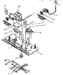 Control Panel Diagram and Parts List for TXI21R-P1168006W  Amana Refrigerator