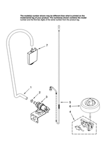 Fill And Overfill Parts Diagram and Parts List for MDB5601AWB46  Maytag Dishwasher