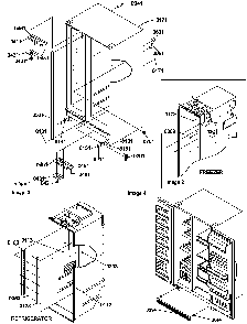 Cabinet Parts And Toe Grille Diagram and Parts List for SG19SW-P1193702WW  Amana Refrigerator