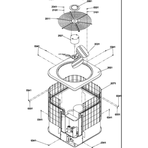 Part Location Diagram of 10584307 Whirlpool Motor, condenser