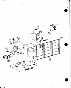 Part Location Diagram of C6162101 Whirlpool Wire Harness