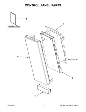 Part Location Diagram of W10856316 Whirlpool Installation Instructions