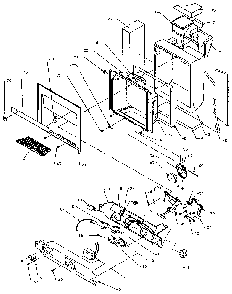 Ice And Water Cavity Diagram and Parts List for SXDE27NP-P1162207W  Amana Refrigerator