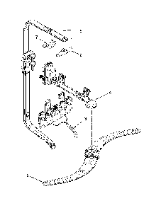 Upper Wash And Rinse Parts Diagram and Parts List for 66512833K314  Kenmore Dishwasher
