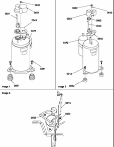 Compressor & Tubing Diagram and Parts List for 10C2MY-P1203101R  Amana Air Conditioner