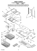 Part Location Diagram of 12463302 Whirlpool SHELF- SPL