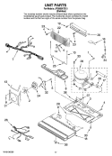 UNIT PARTS, OPTIONAL PARTS (NOT INCLUDED) Diagram and Parts List for JFI2089ATS10  Jenn-Air Refrigerator