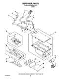 DISPENSER PARTS Diagram and Parts List for MHN30PDAWW0  Maytag Washer
