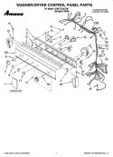 Part Location Diagram of WP8536939 Whirlpool Washer D-Shaped Knob Insert