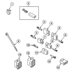 Terminals Blocks Diagram and Parts List for SDE007WF  Speed Queen Dryer