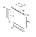 TRIM KIT Diagram and Parts List for MK27B  Jenn-Air Wall Oven