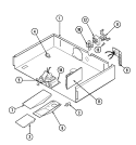 INTERNAL CONTROLS Diagram and Parts List for WM27260B  Jenn-Air Microwave Oven Combo