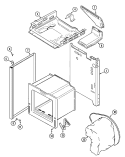 BODY Diagram and Parts List for 31100SAA  Magic Chef Range