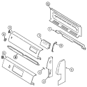 CONTROL PANEL (WAA, WAV) Diagram and Parts List for C31113WAV  Crosley Range