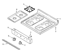 Part Location Diagram of 2003W027-08 Whirlpool USE WPL 74001654
