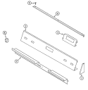 CONTROL PANEL Diagram and Parts List for SVD48600B  Jenn-Air Range