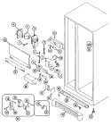 FRESH FOOD COMPARTMENT Diagram and Parts List for RSD2200EAM  Maytag Refrigerator