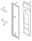 FREEZER INNER DOOR Diagram and Parts List for JRSD279KW  Jenn-Air Refrigerator