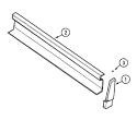 BACKSPLASH Diagram and Parts List for CAX2500AXB  Maytag Wall Oven