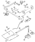 Part Location Diagram of WP74007569 Whirlpool Gas Valve