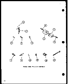 Section 13 Diagram and Parts List for LW1201 P1110510W W Amana Washer