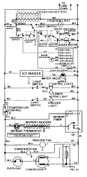 WIRING INFORMATION Diagram and Parts List for JRSD279KW  Jenn-Air Refrigerator
