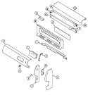 CONTROL PANEL Diagram and Parts List for CRG7700CAW  Maytag Range