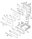 Part Location Diagram of 7907P007-60 Whirlpool GLASS