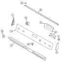 Part Location Diagram of 71002043 Whirlpool SUPPORT, CONTROL PANEL