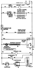 WIRING INFORMATION Diagram and Parts List for GT21B4N3EA  Admiral Refrigerator