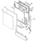 Part Location Diagram of 6-914562 Whirlpool Hinge
