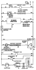 WIRING INFORMATION Diagram and Parts List for CT19Y4FW  Crosley Refrigerator
