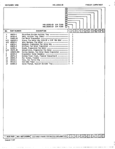 Freezer Compartment Page 2 Diagram and Parts List for 18060A  Admiral Refrigerator
